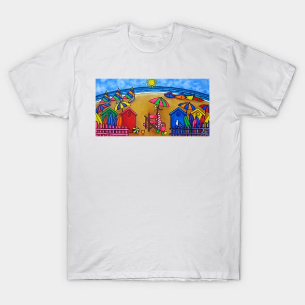 Beach Colours T-Shirt by LisaLorenz